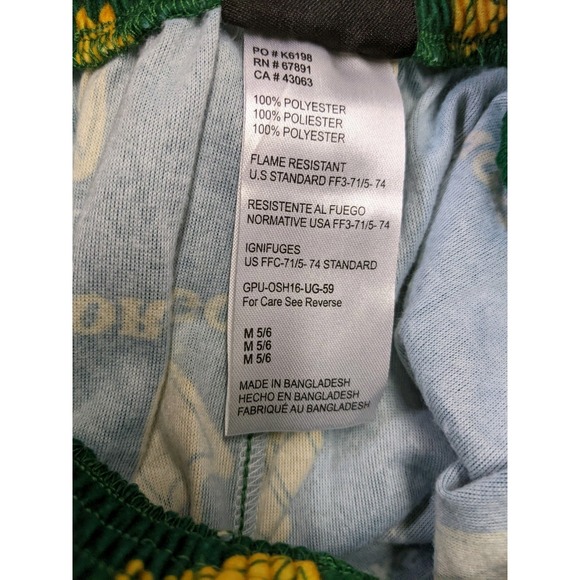 Boys Oregon Ducks Lounge Pants Boy's Size M.       (1256) - Picture 8 of 9